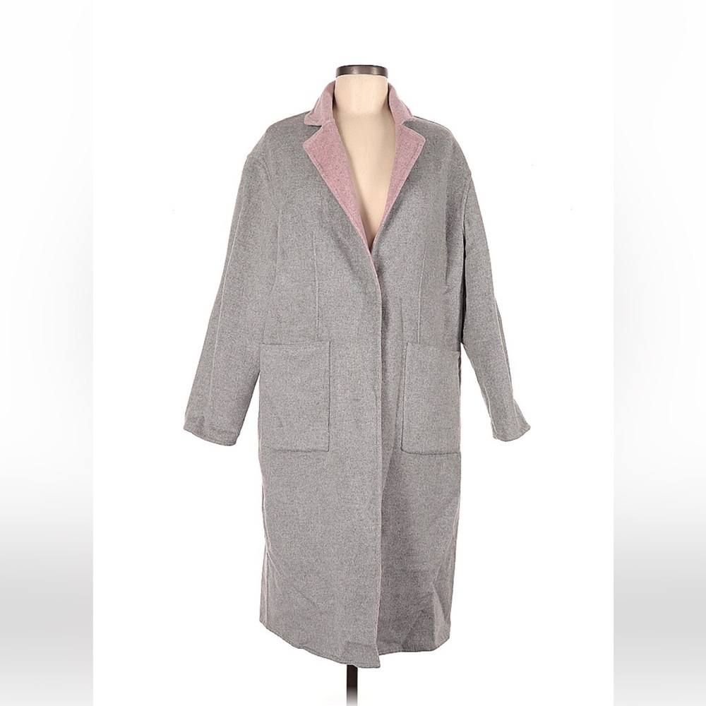 Top Shop Women's Reversible Wool PeaCoat Size 8